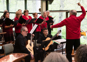 Seeking Home - Sunday, May 5, 2024 Rev. Ed Thompson conducting choir