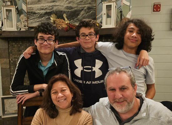 Naree Viner and family