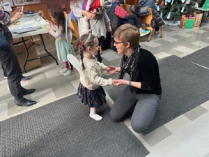 Christmas Pageant Costuming, December 15, 2024: Angi and Wren