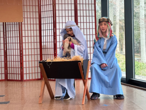 Christmas Pageant, December 15, 2024: Diana-Sophia and Theo