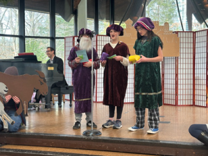 Christmas Pageant, December 15, 2024: Wise People Crosby Rowan and Zoe