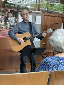 Sunday Service in the foyer - May 18, 2025 - Andy Gundell