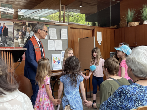 Sunday Service in the foyer - May 18, 2025