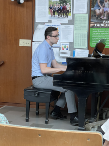 Sunday Service in the foyer - May 18, 2025 - Nick Barra