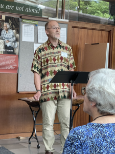 Sunday Service in the foyer - May 18, 2025 - Tom Hearne