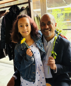 Flower Communion on May 10, 2026: Rev Carlton and Laila